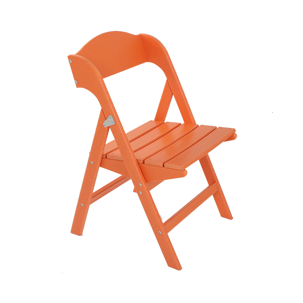 DSM003 HDPE Folding Dining Chair Morden Outdoor Furniture Design More Durable Weather Resistant