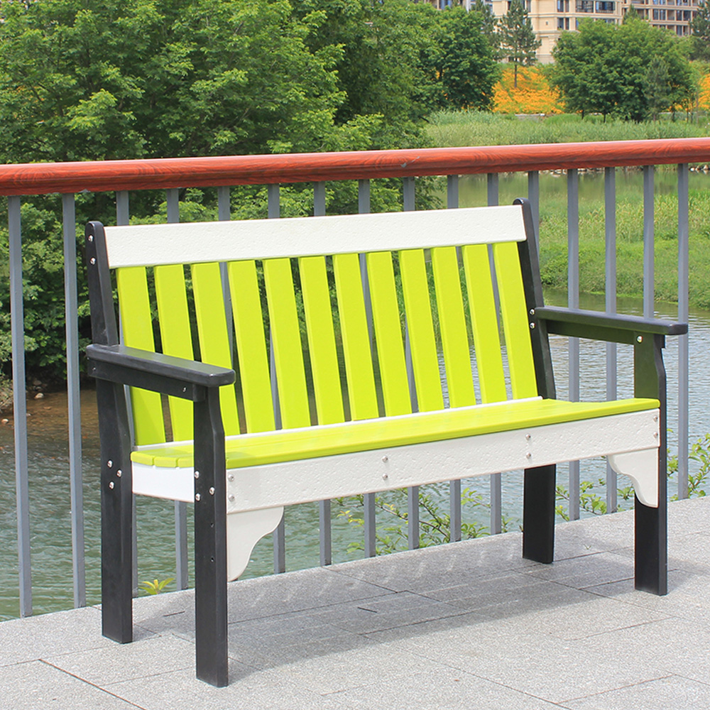 GCM001 Weather Resistant Weatherproof HDPE Garden Bench Chair