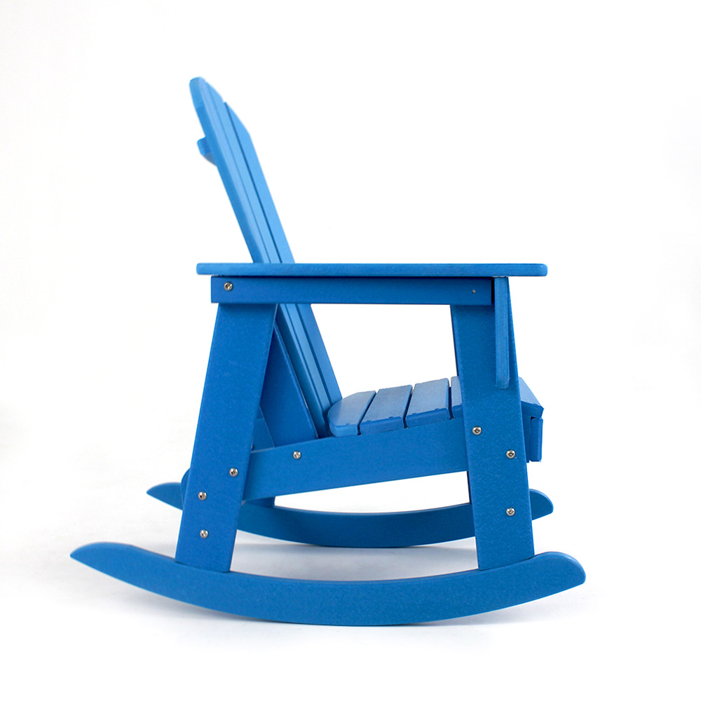 CCM001 Adirondack Rocking Chair with Wide Armrest Without Formaldehyde For Children In Patio Garden no paint