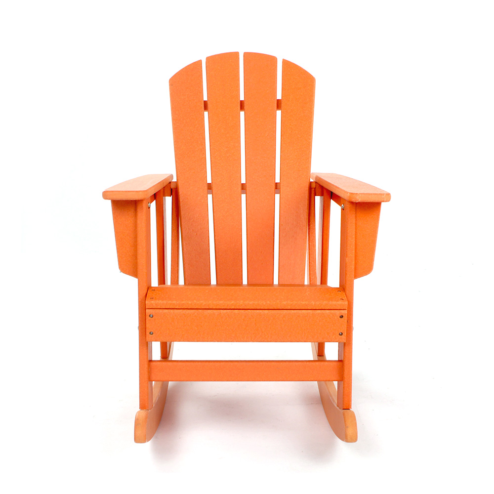 CCM001 Adirondack Rocking Chair with Wide Armrest Without Formaldehyde For Children In Patio Garden no paint