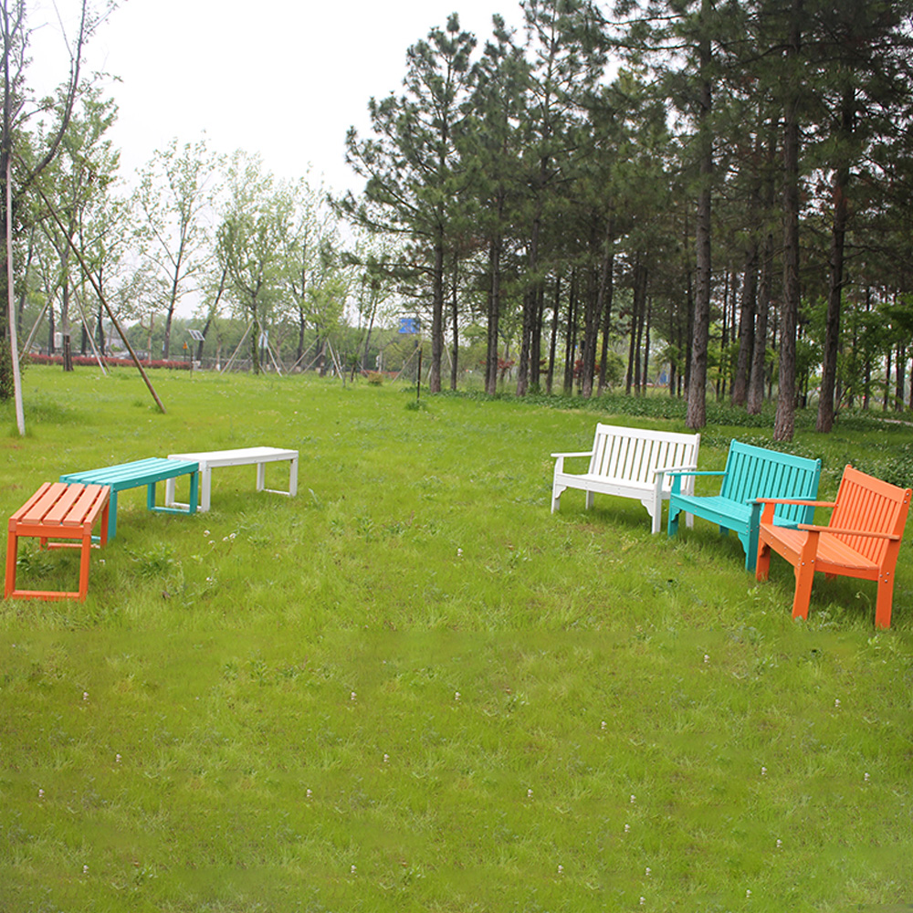 Fade-Resistant HDPE Garden Bench Chair
