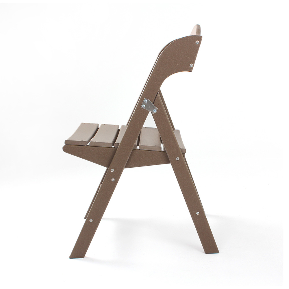 DSM003 HDPE Folding Dining Chair Morden Outdoor Furniture Design More Durable Weather Resistant