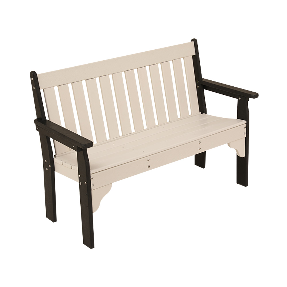 GCM001 Weather Resistant Weatherproof HDPE Garden Bench Chair