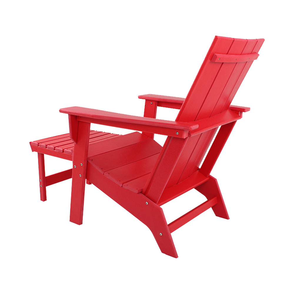 ADM005 Rustic Patio Adirondack Chair - HDPE Beach Minimalist Lounge Chair