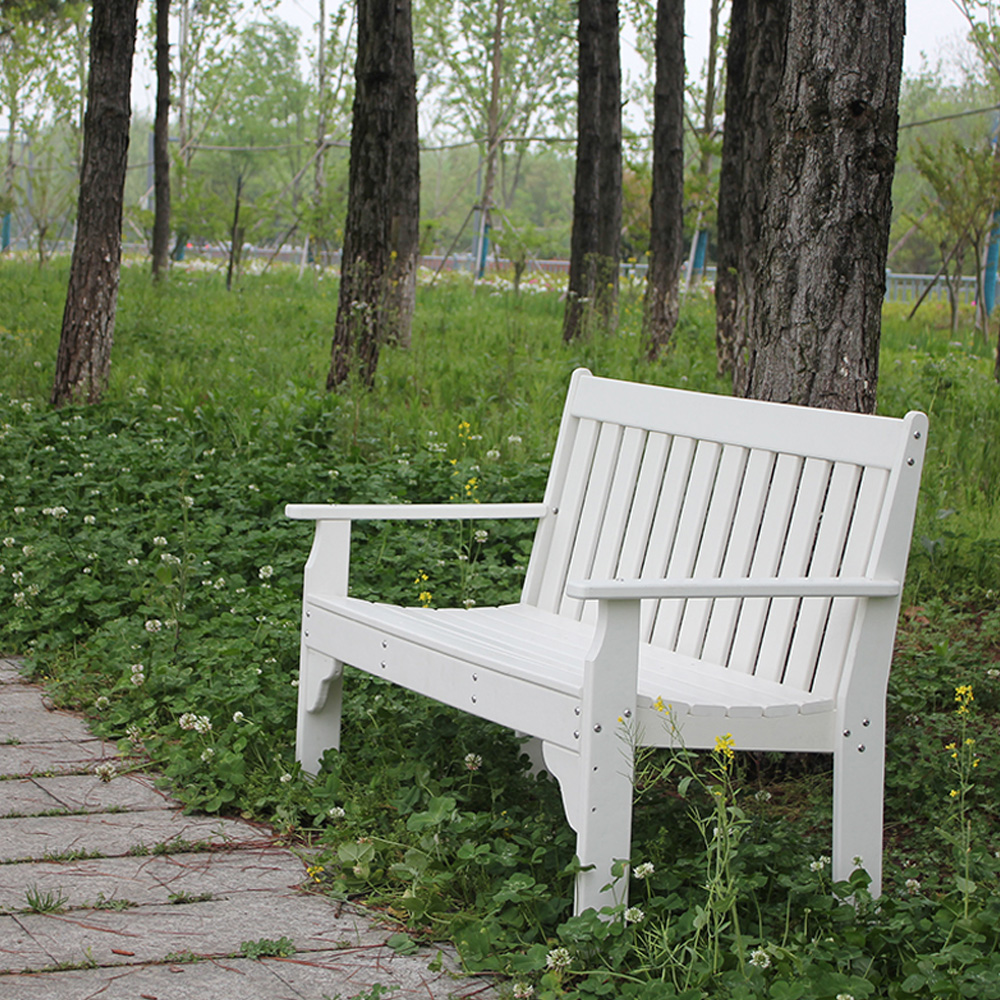 Fade-Resistant HDPE Garden Bench Chair