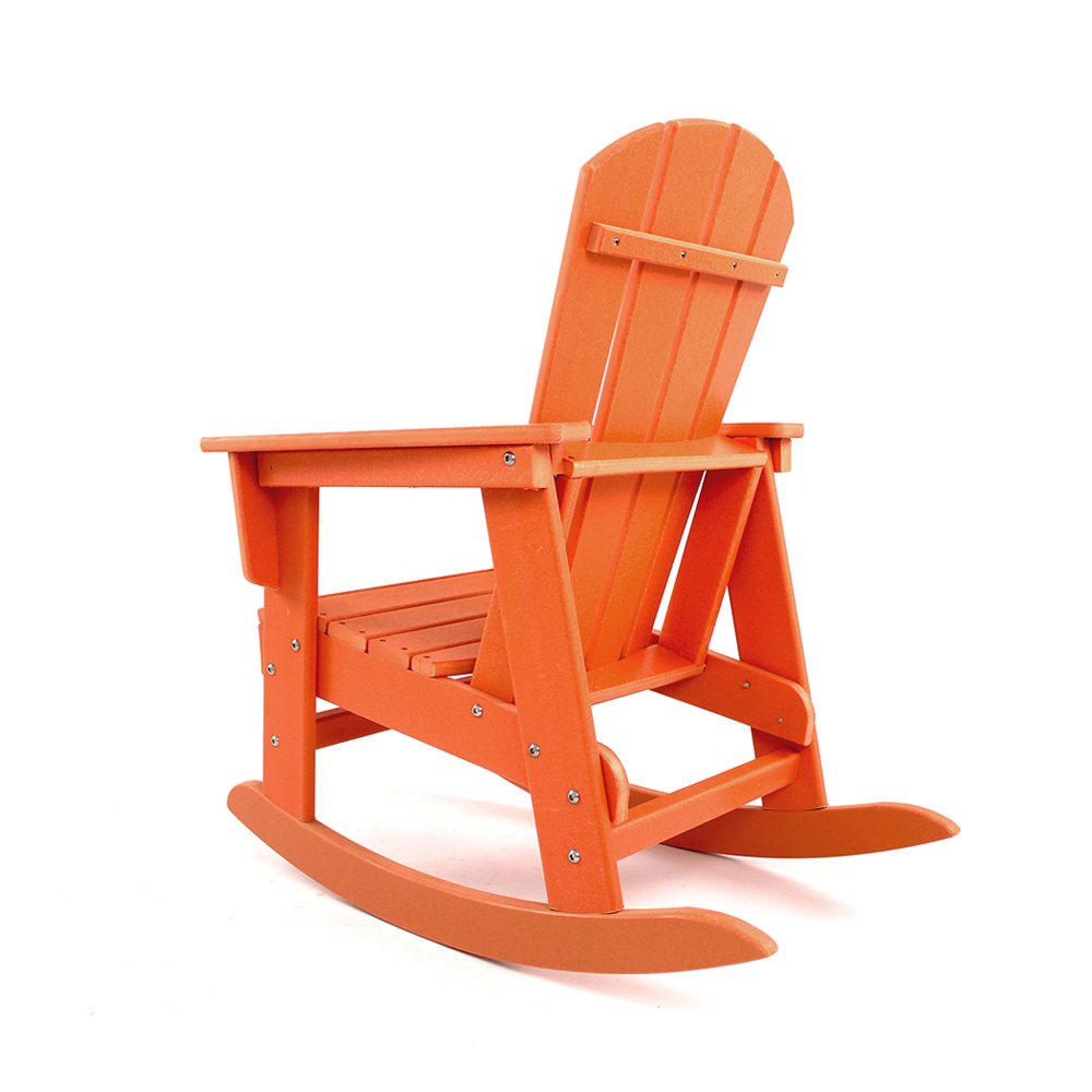 CCM001 Adirondack Rocking Chair with Wide Armrest Without Formaldehyde For Children In Patio Garden no paint