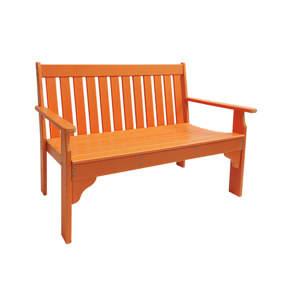 Fade-Resistant HDPE Garden Bench Chair