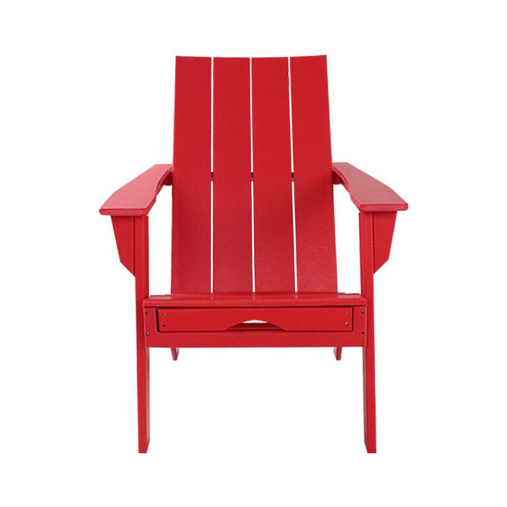 ADM005 Rustic Patio Adirondack Chair - HDPE Beach Minimalist Lounge Chair