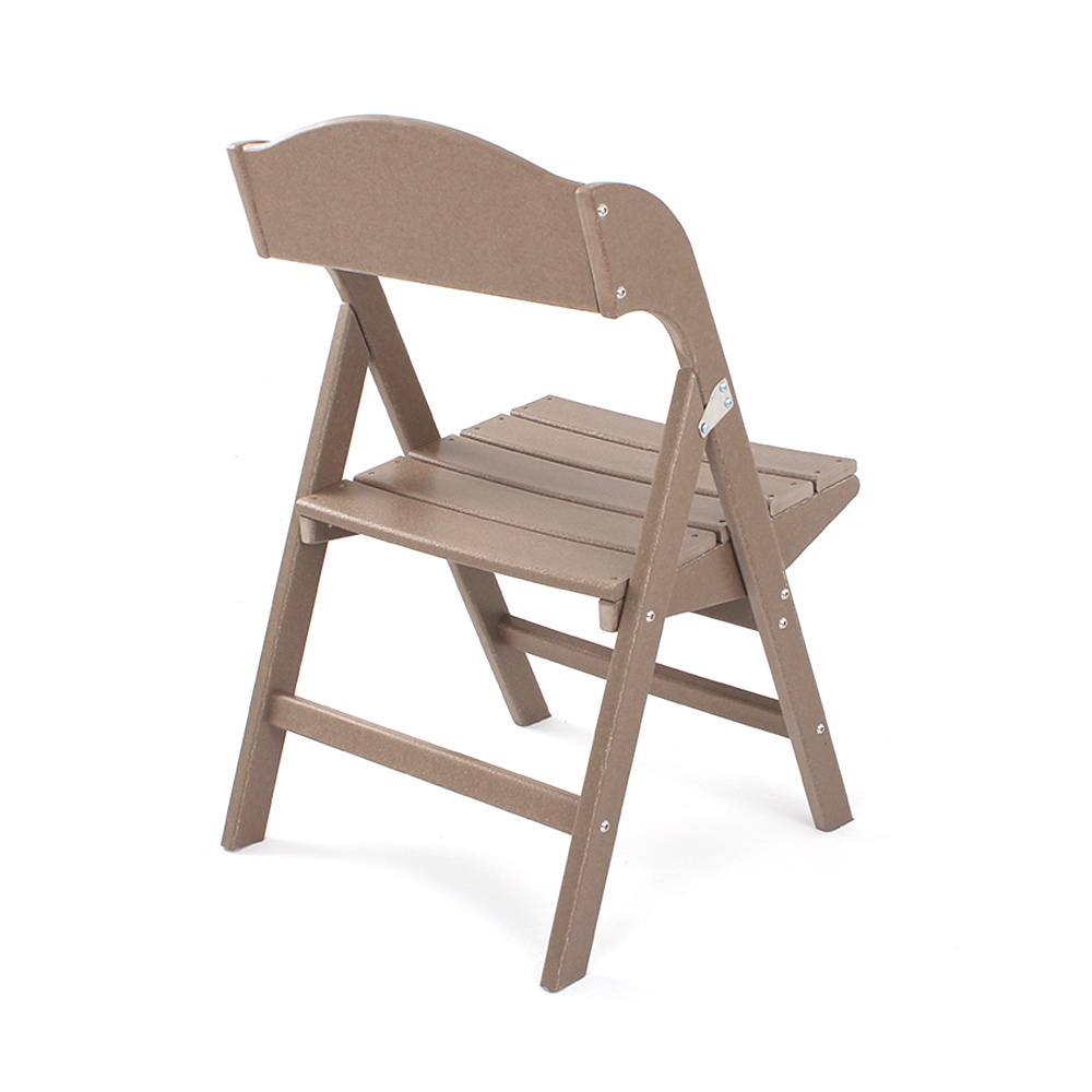 DSM003 HDPE Folding Dining Chair Morden Outdoor Furniture Design More Durable Weather Resistant
