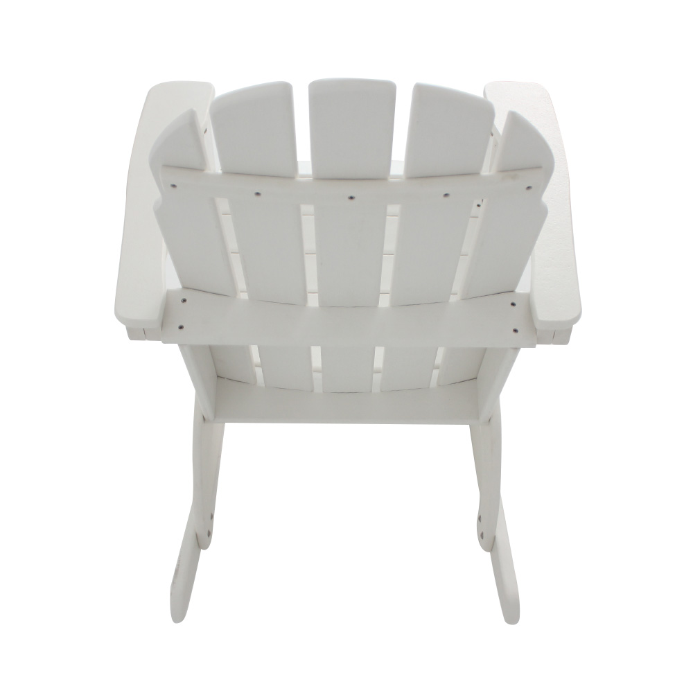 ADM011 White Patio Leisure Rocking Chair - Outdoor Adirondack Chair