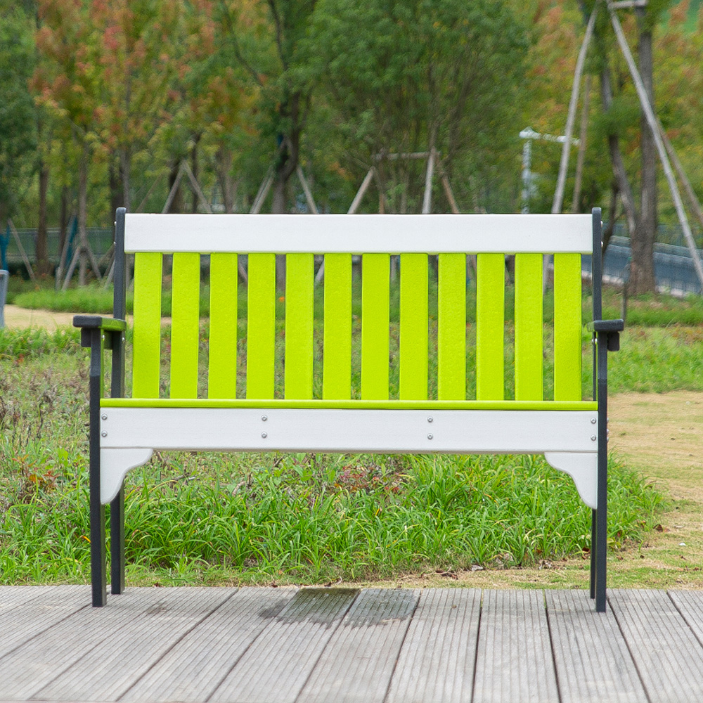 GCM001 Weather Resistant Weatherproof HDPE Garden Bench Chair
