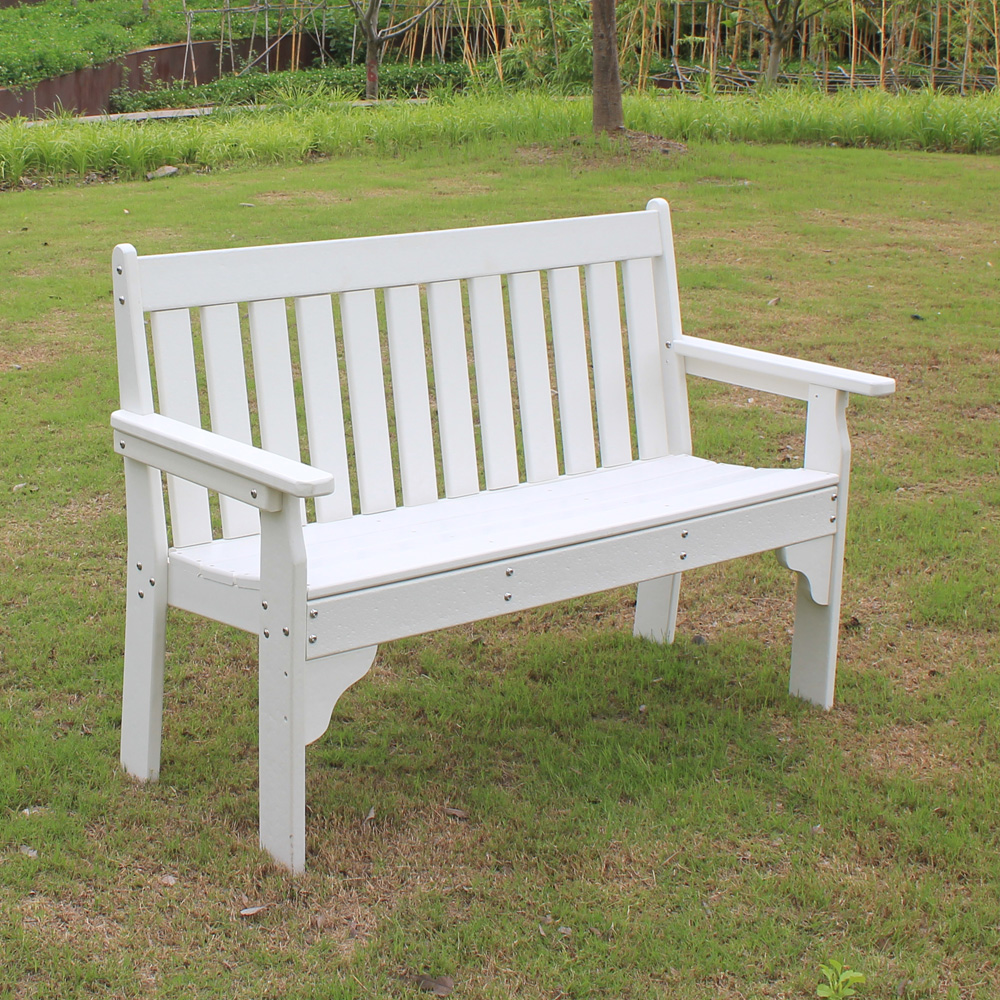 Fade-Resistant HDPE Garden Bench Chair