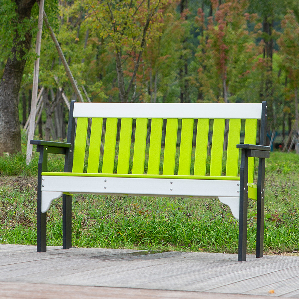 GCM001 Weather Resistant Weatherproof HDPE Garden Bench Chair