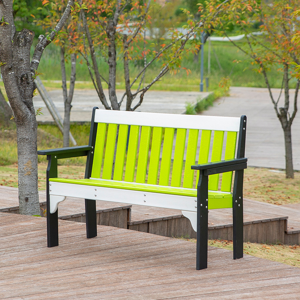 GCM001 Weather Resistant Weatherproof HDPE Garden Bench Chair