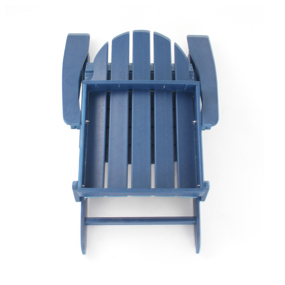  ADM009 Rustic Foldable Adirondack Chair - Outdoor HDPE Folding Chair