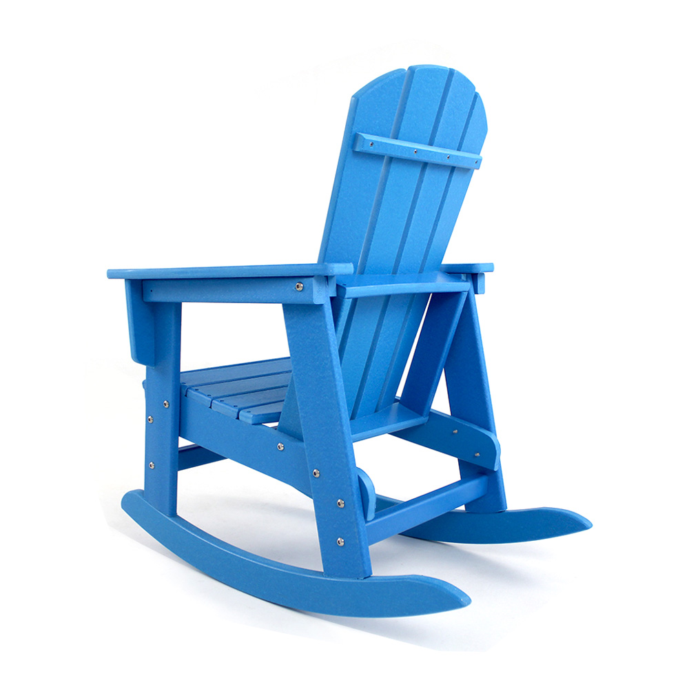CCM001 Adirondack Rocking Chair with Wide Armrest Without Formaldehyde For Children In Patio Garden no paint