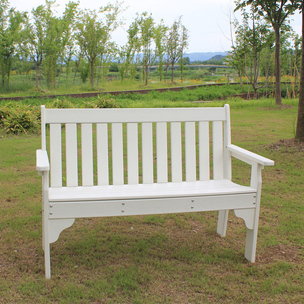 Fade-Resistant HDPE Garden Bench Chair