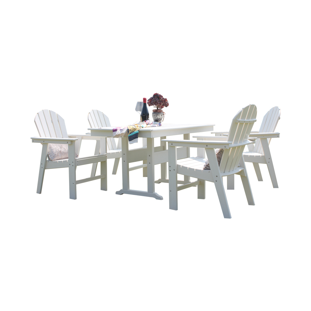 DST001 Waterproof Sunscreen and Moisture-proof HDPE Dining Set