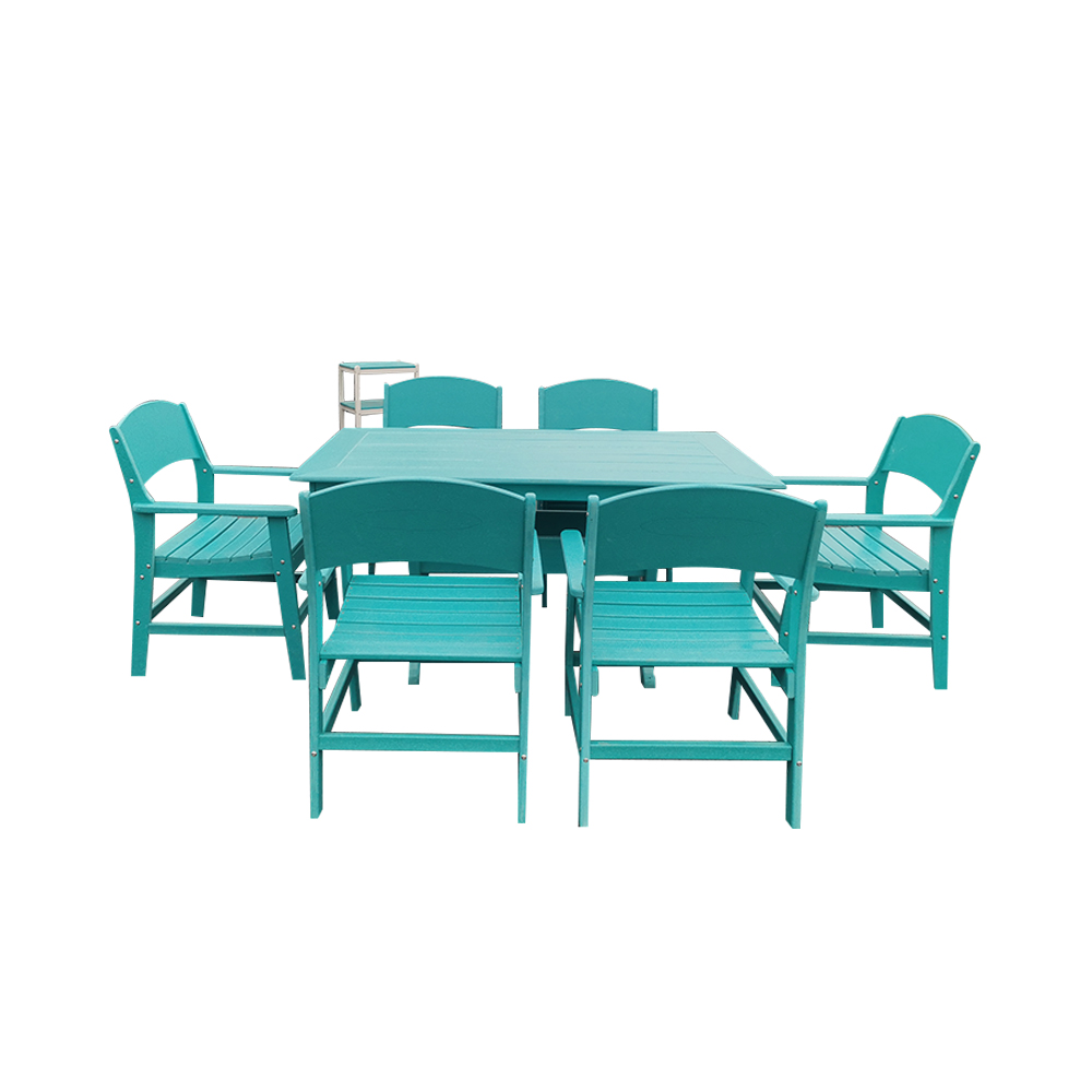 Formaldehyde-free HDPE Dining Set