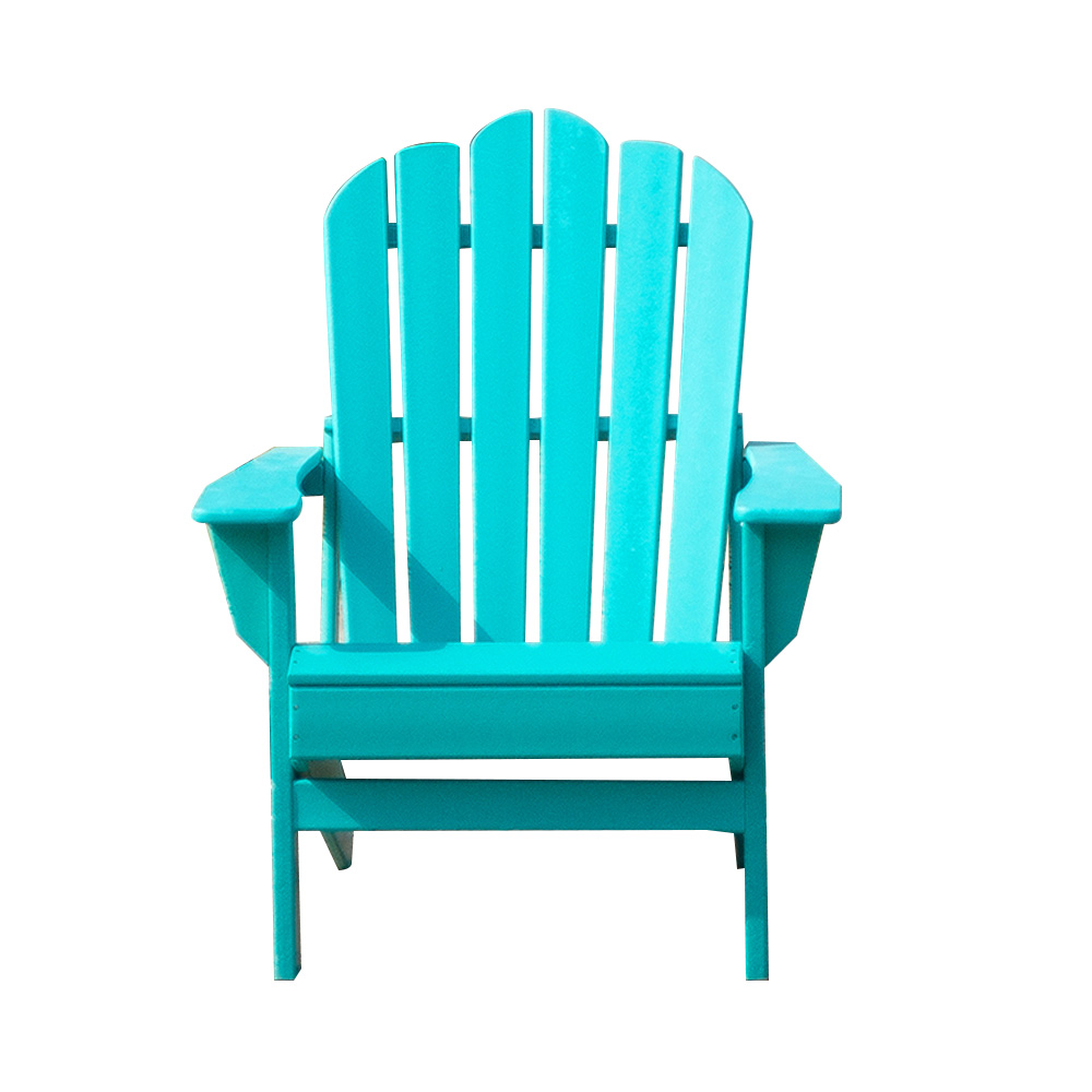 ADM010 Foldable HDPE Chair In Aqua Blue - Adirondack Chair Foldable