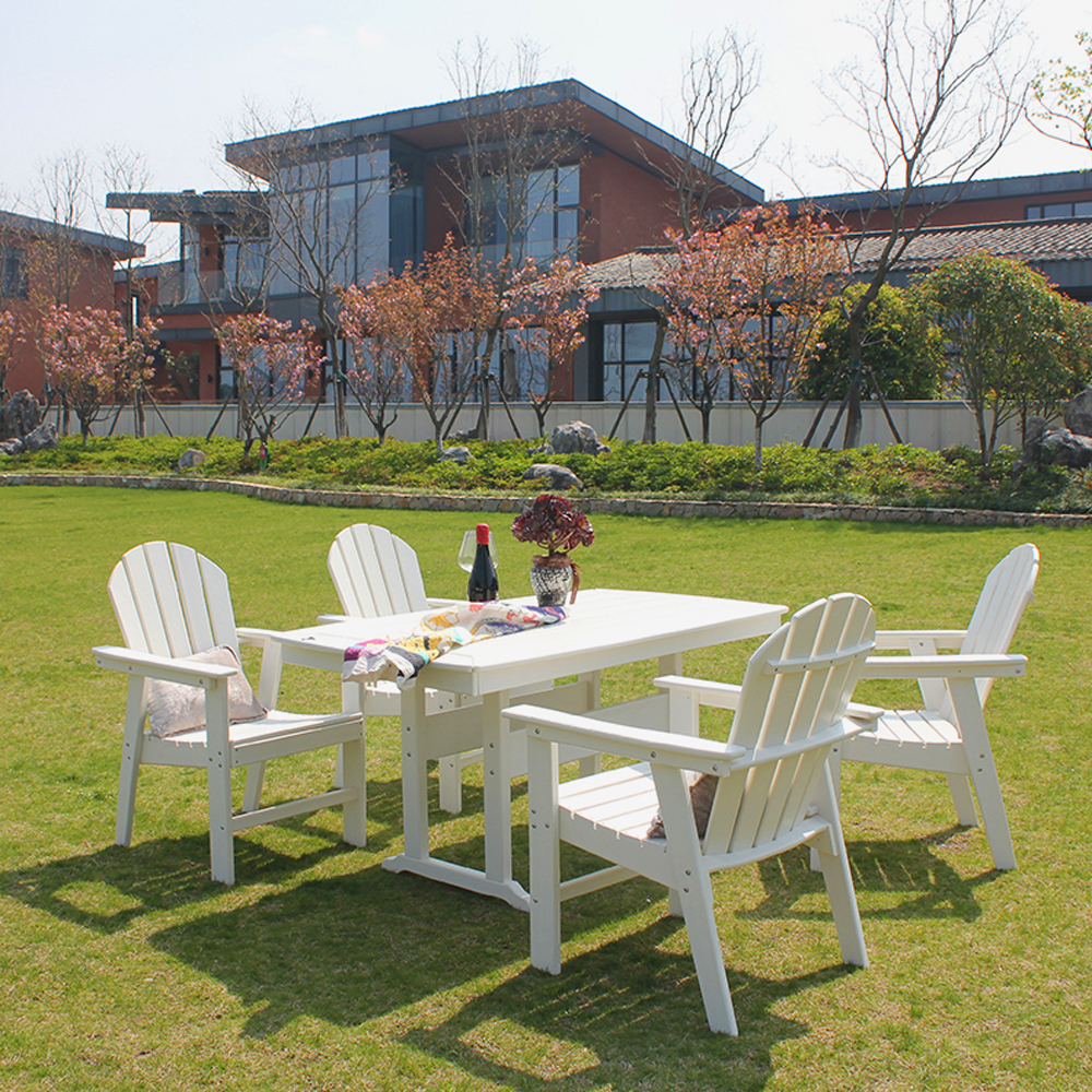 DST001 Waterproof Sunscreen and Moisture-proof HDPE Dining Set