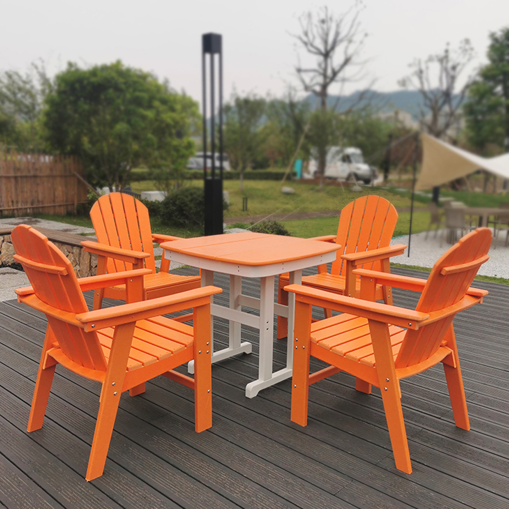 Convenient Storage HDPE Dining Set