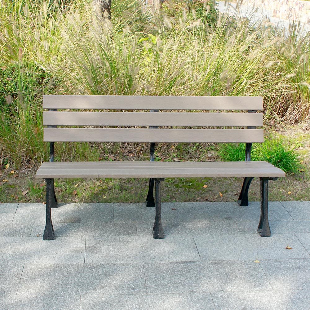 GCM010 Smooth and Uncracked Outdoor HDPE Garden Bench Chair