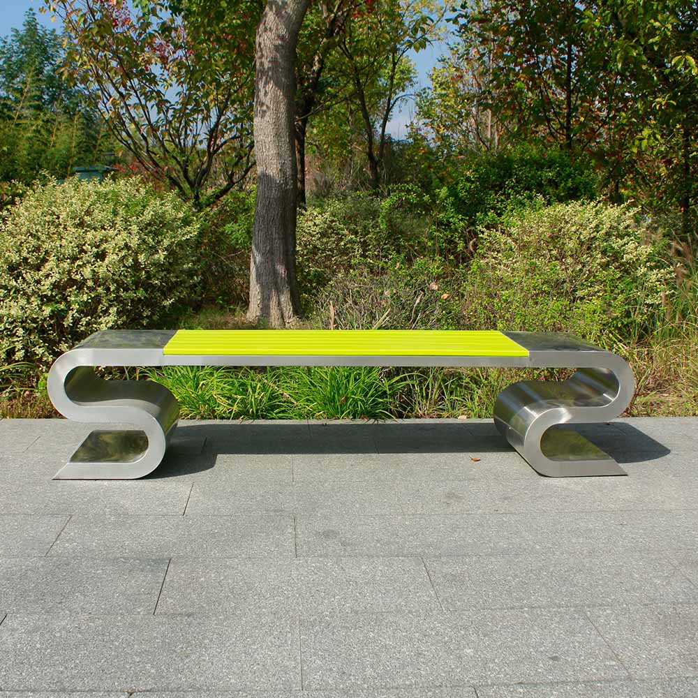 GCM009 Weatherproof Formaldehyde-free HDPE Garden Bench Chair