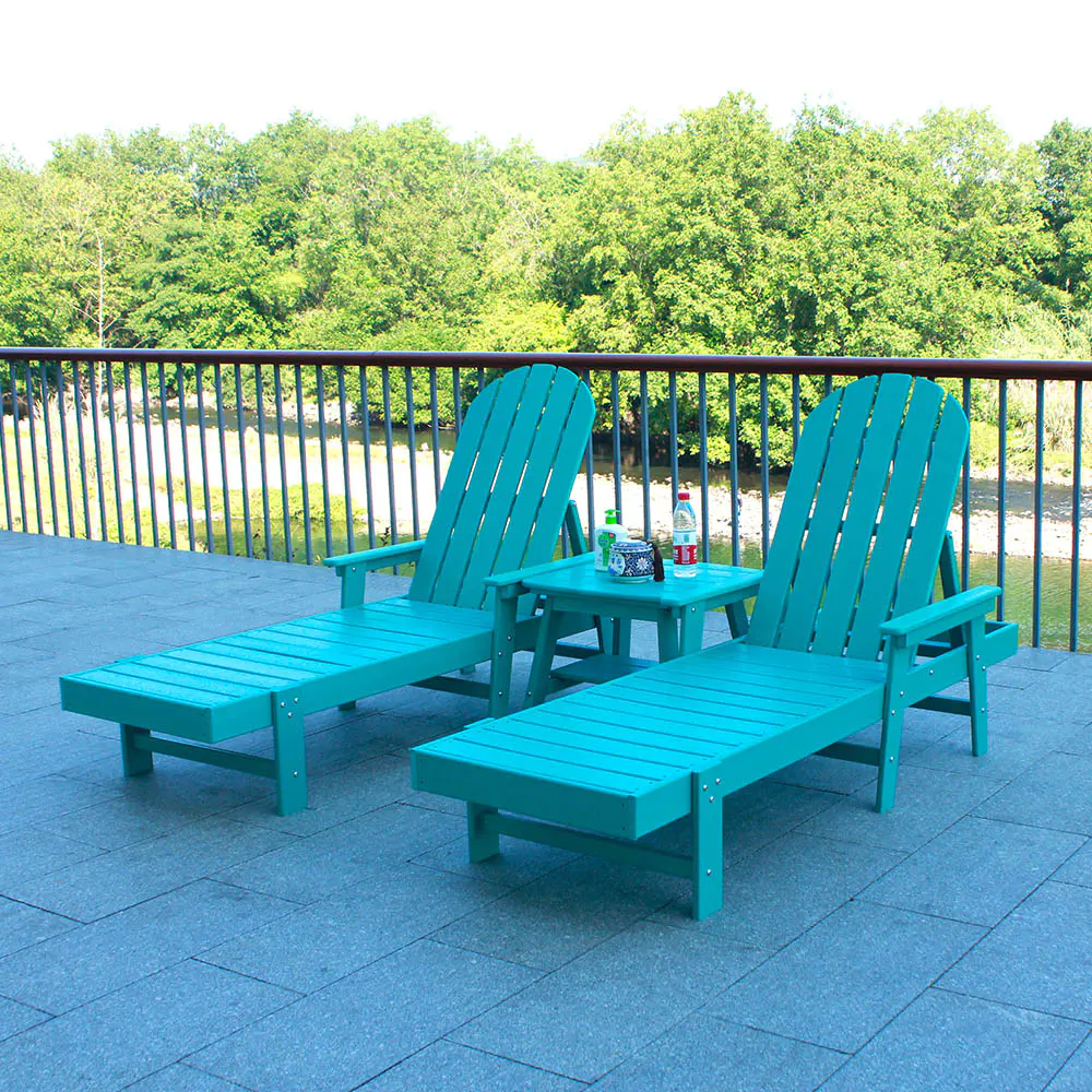 Lightweight HDPE Chaise Lounge Chair for Patio – The Perfect Low-Maintenance Outdoor Seating