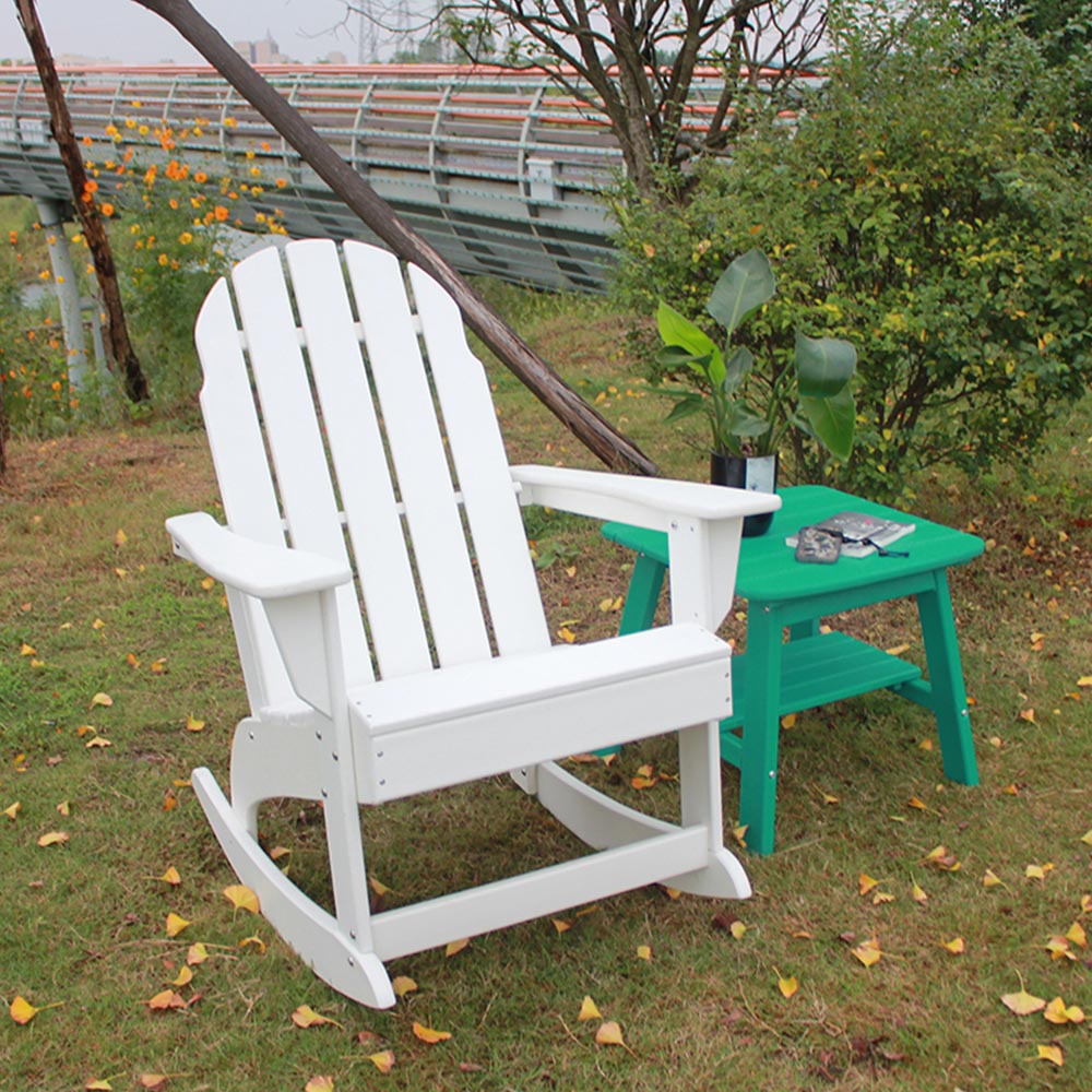 ADS208 Adirondack Rocking Chair Weather Resistant Waterproof Courtyard leisure time