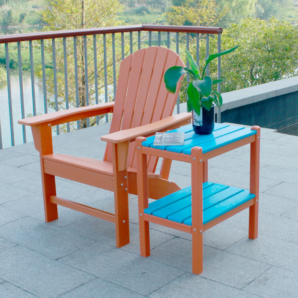 ADS202 Easy Maintenance Weatherproof HDPE Adirondack Chair