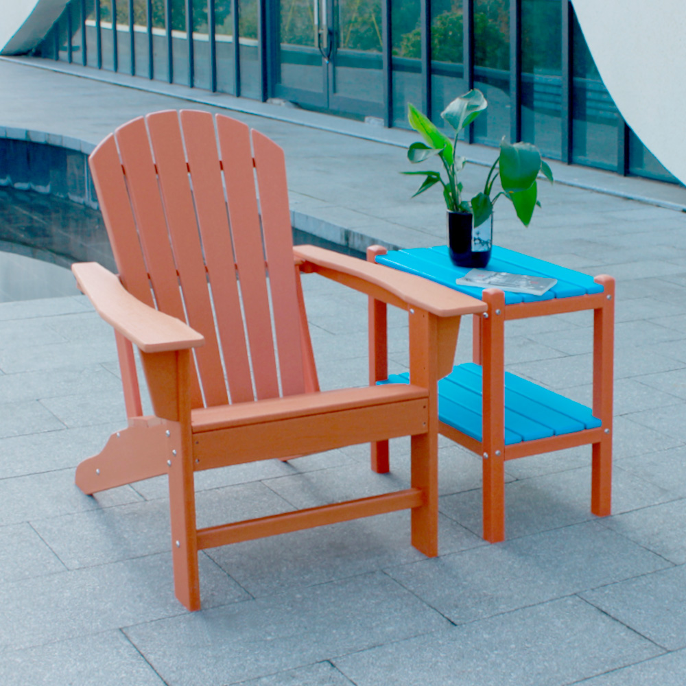 ADS202 Easy Maintenance Weatherproof HDPE Adirondack Chair