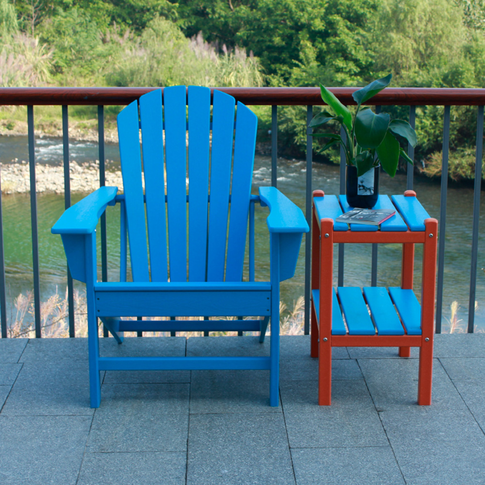 ADS202 Easy Maintenance Weatherproof HDPE Adirondack Chair